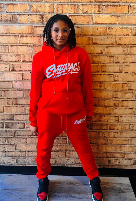 Embrac3 Logo Print Sweatsuit